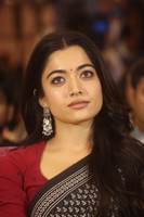 Rashmika Mandanna Black Saree Pics